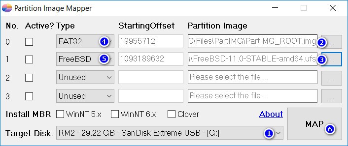 Create FreeBSD bootable USB from Windows