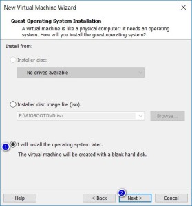 VMware Workstation - Guest Operating System Installation